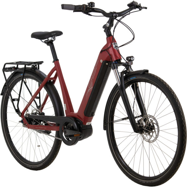 BBF E-Bike Bato Wave Bosch Active Line 400 Wh- Dunkel Rot Matt - Image 3