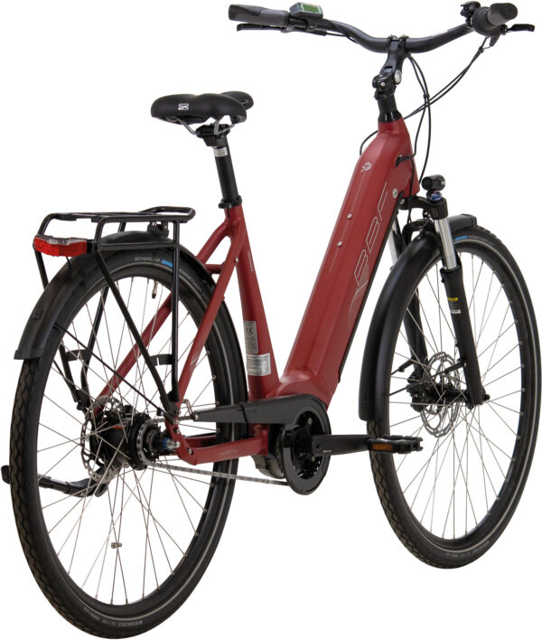 BBF E-Bike Bato Wave Bosch Active Line 400 Wh- Dunkel Rot Matt - Image 4